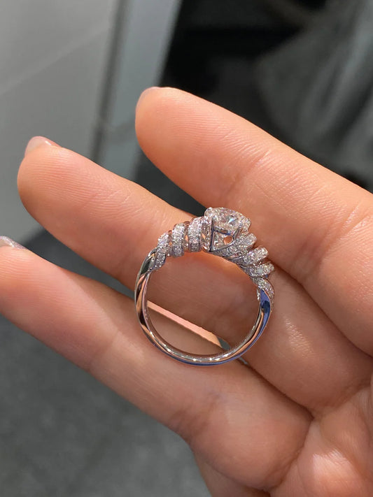 Entwined Constellation-Lab-Grown Diamond Ring