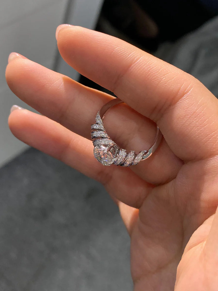 Entwined Constellation-Lab-Grown Diamond Ring