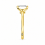 Emerald, yellow gold