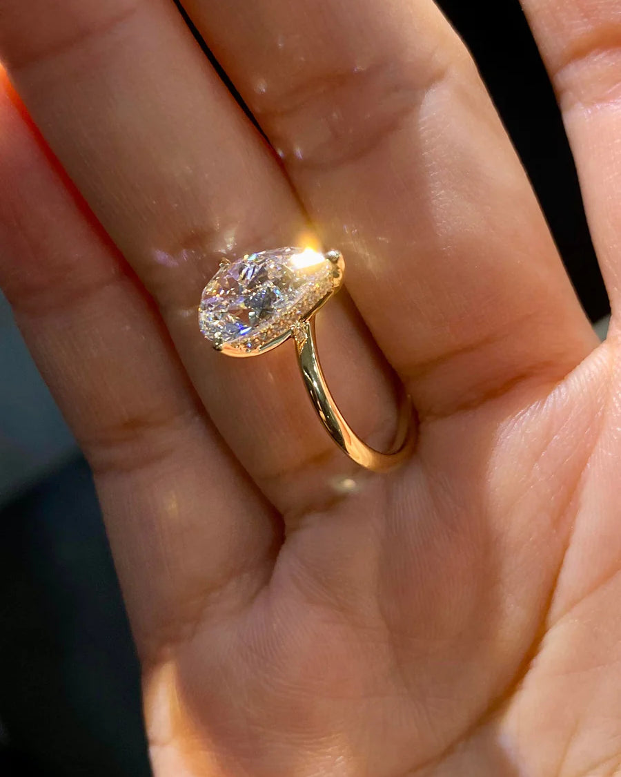 Whisper on the Finger- Lab-Grown Diamond Engagement Ring