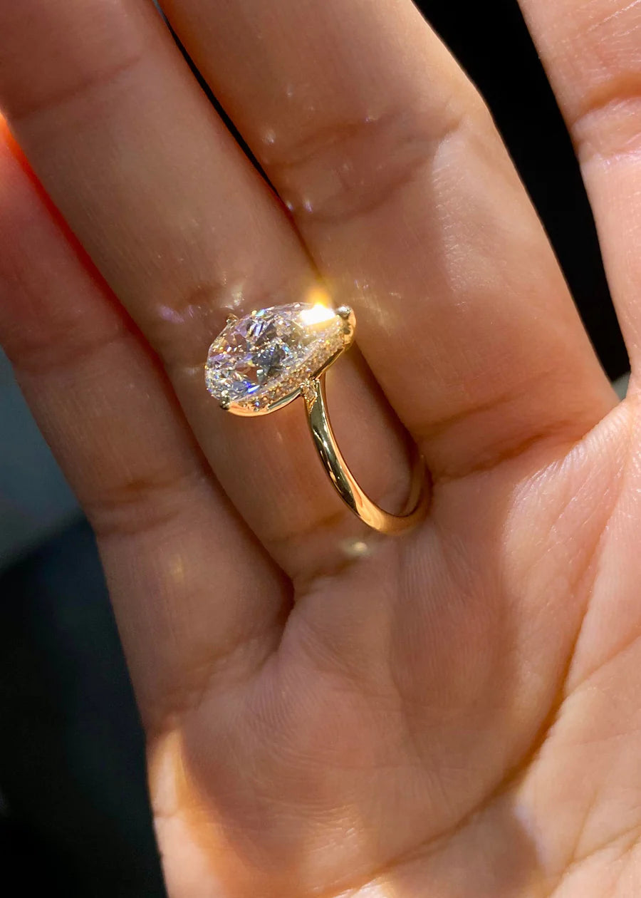 Whisper on the Finger- Lab-Grown Diamond Engagement Ring