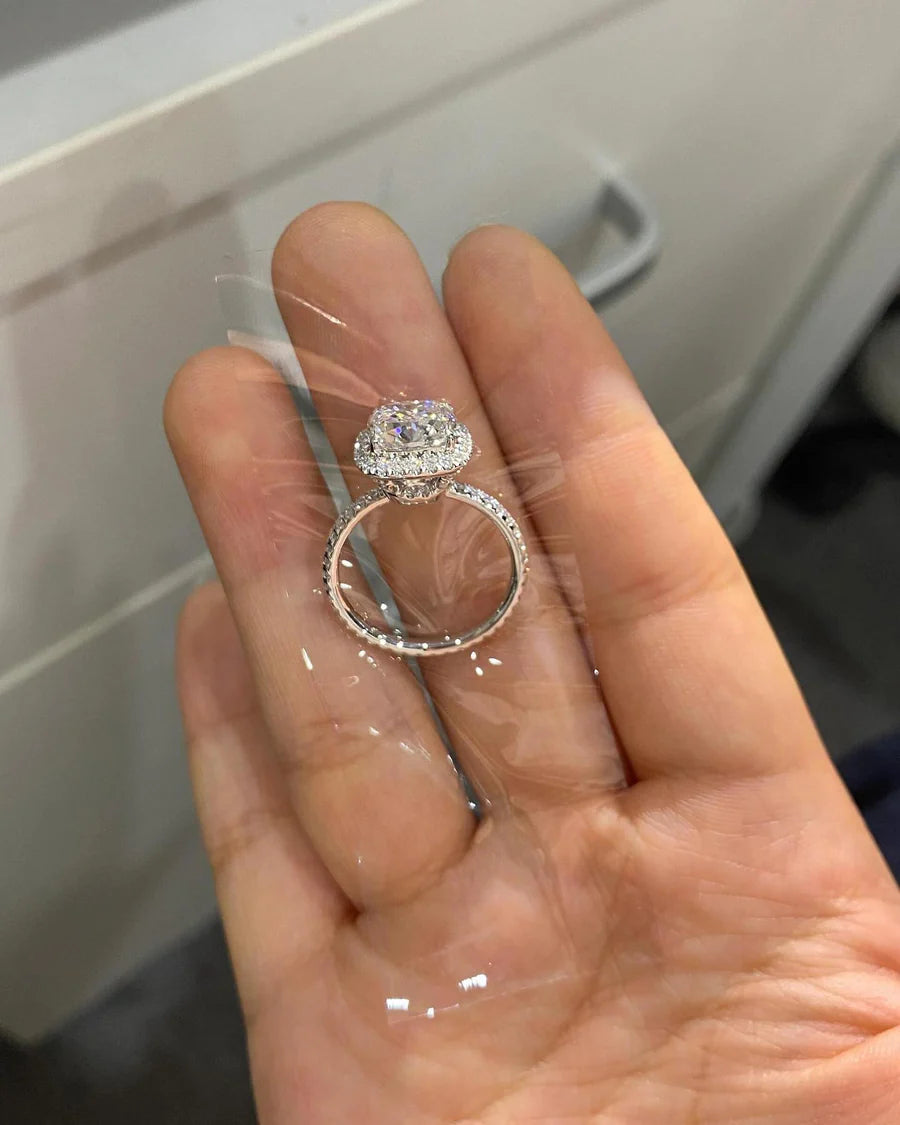 Eternal Coronet-Square brilliant cut  Lab-Grown Diamond Ring