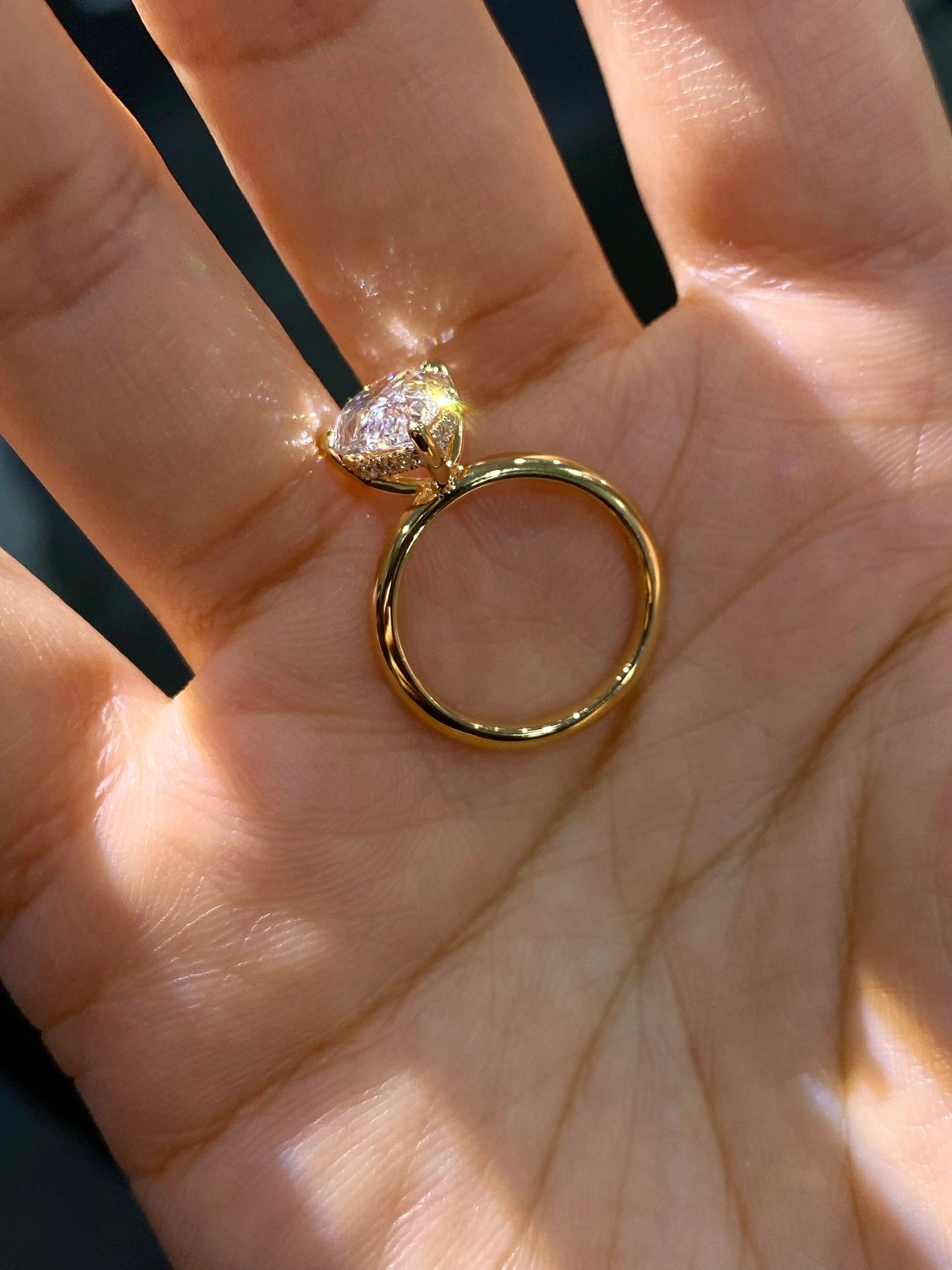 Whisper on the Finger- Lab-Grown Diamond Engagement Ring