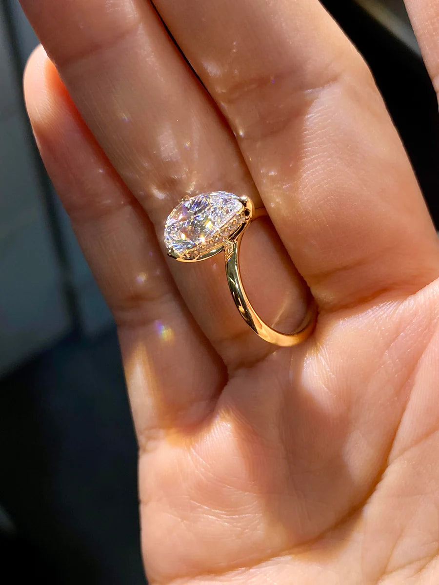 Whisper on the Finger- Lab-Grown Diamond Engagement Ring