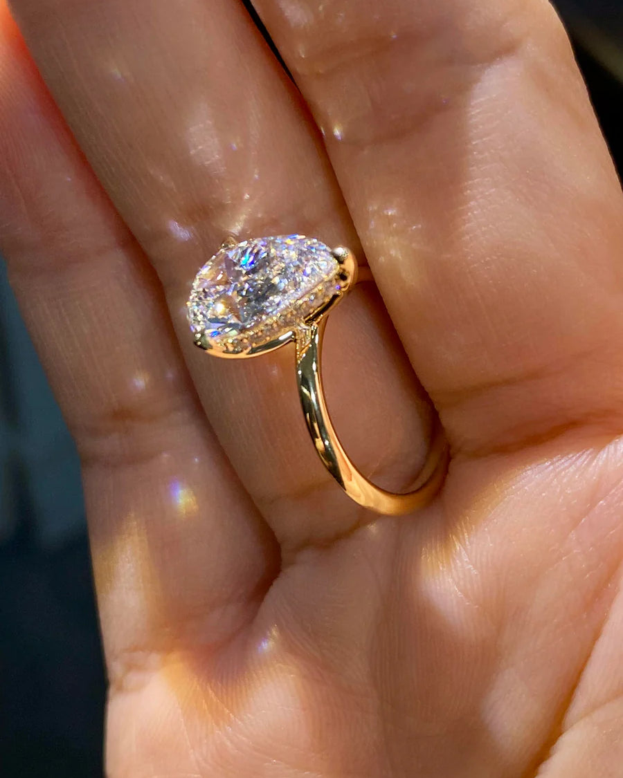 Whisper on the Finger- Lab-Grown Diamond Engagement Ring