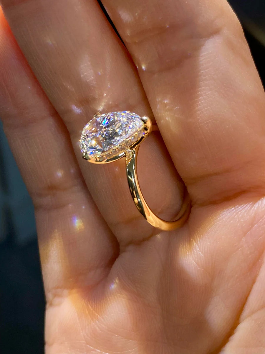 Whisper on the Finger- Lab-Grown Diamond Engagement Ring
