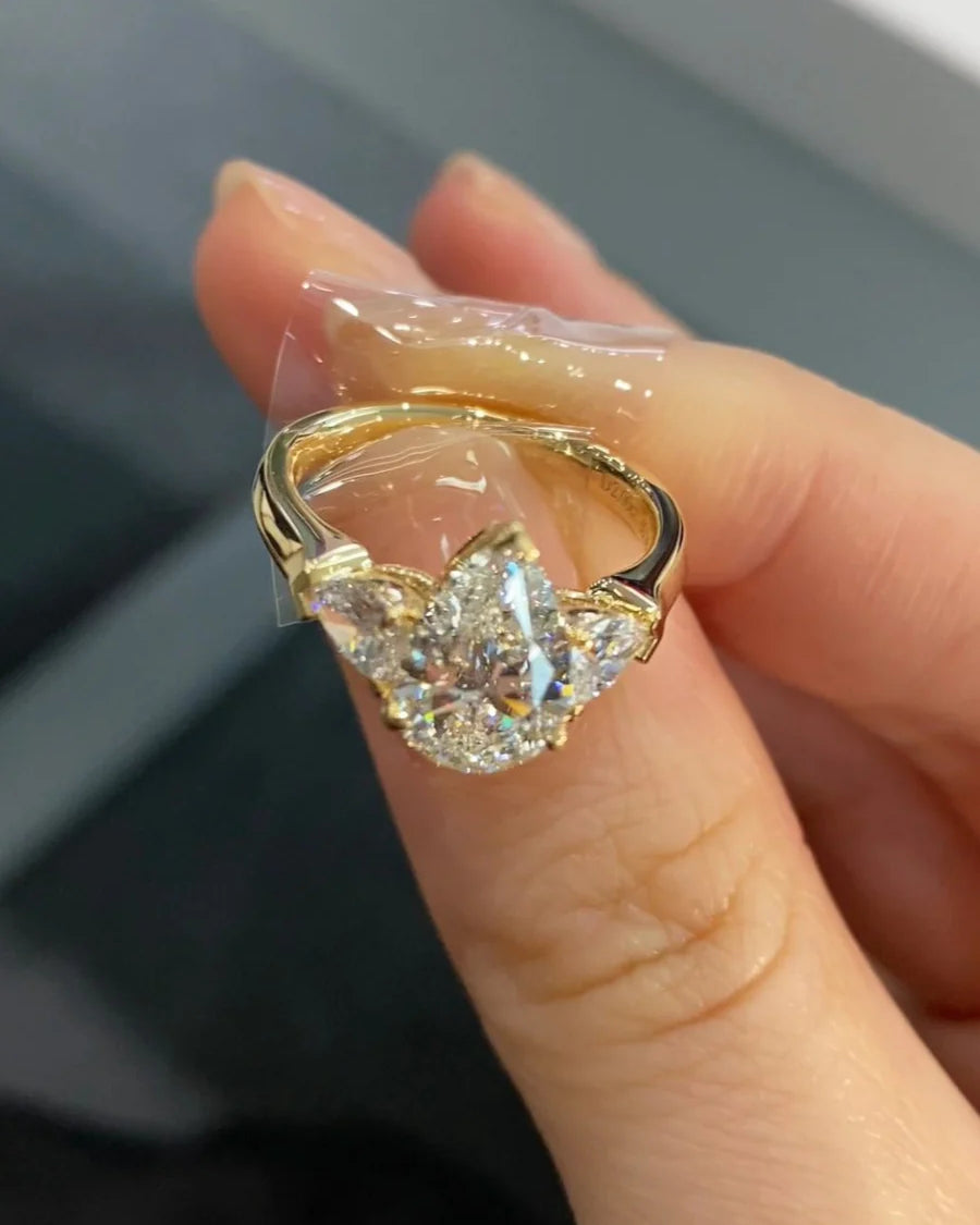 Trinity of Light- Lab-Grown Diamond Engagement Ring