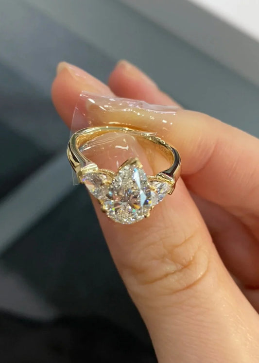 Trinity of Light- Lab-Grown Diamond Engagement Ring