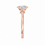 Oval, rose gold