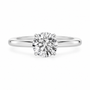 Round, white gold