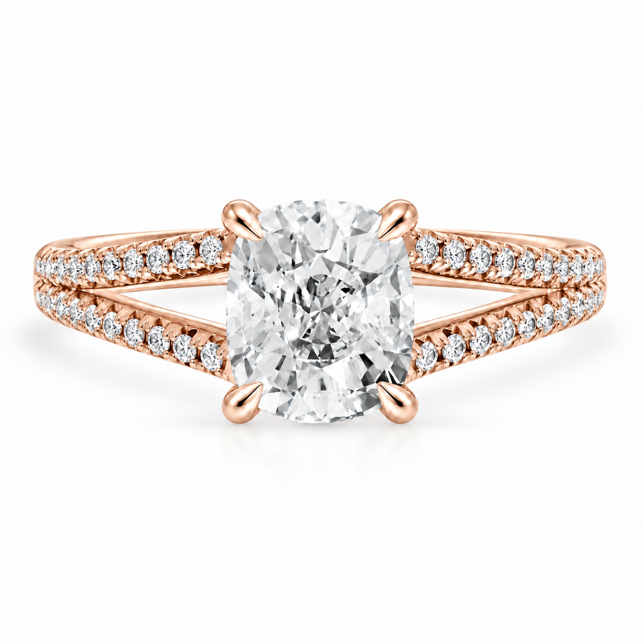 Cushion, rose gold