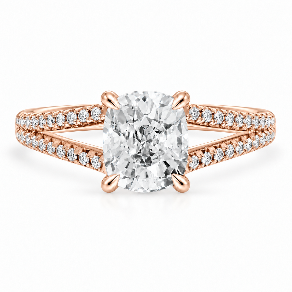 Cushion, rose gold