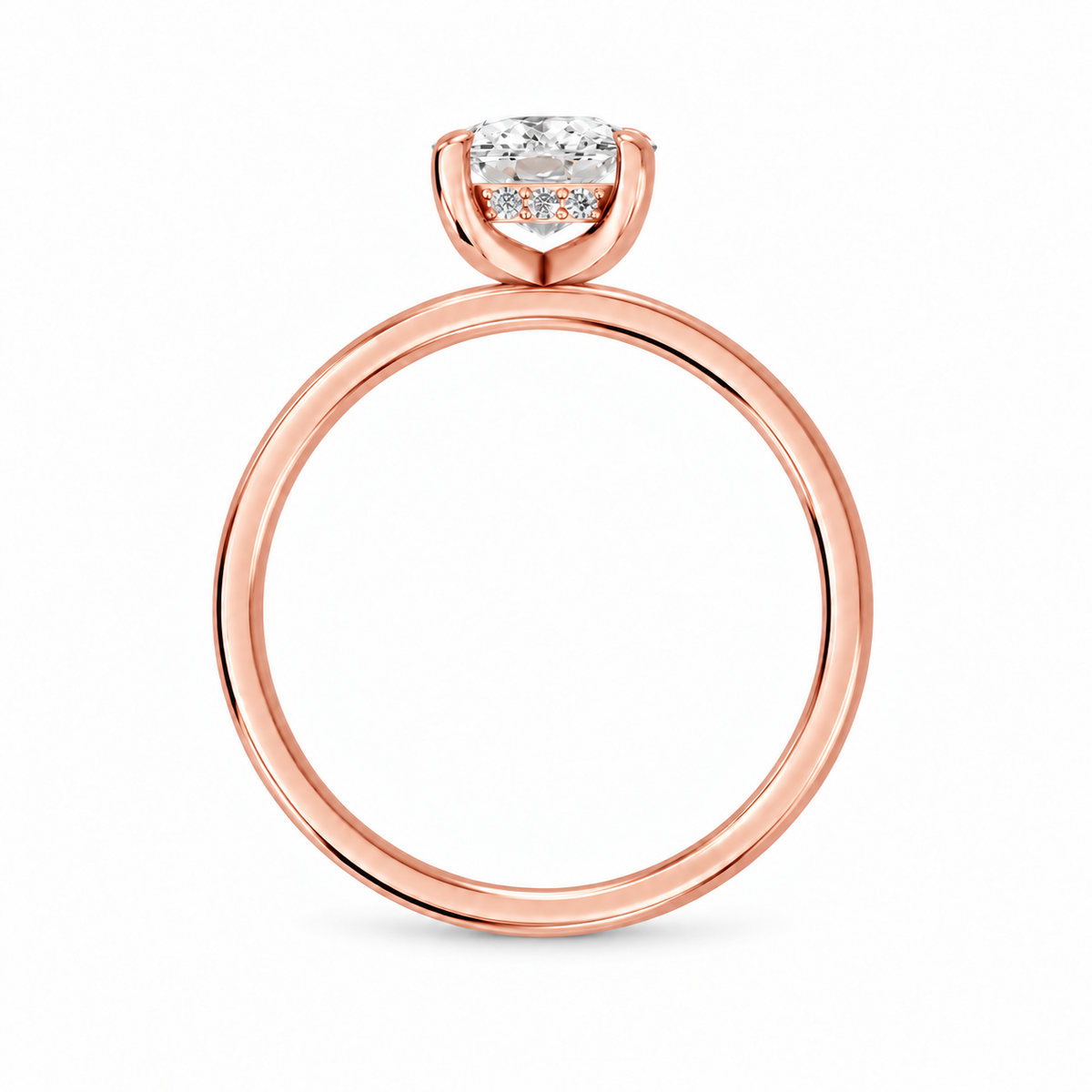 Cushion, rose gold