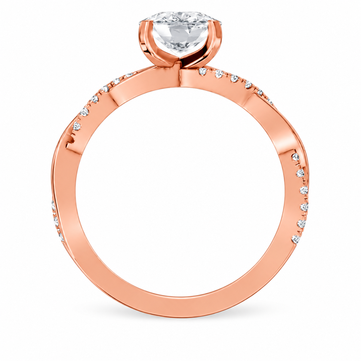 Cushion, rose gold