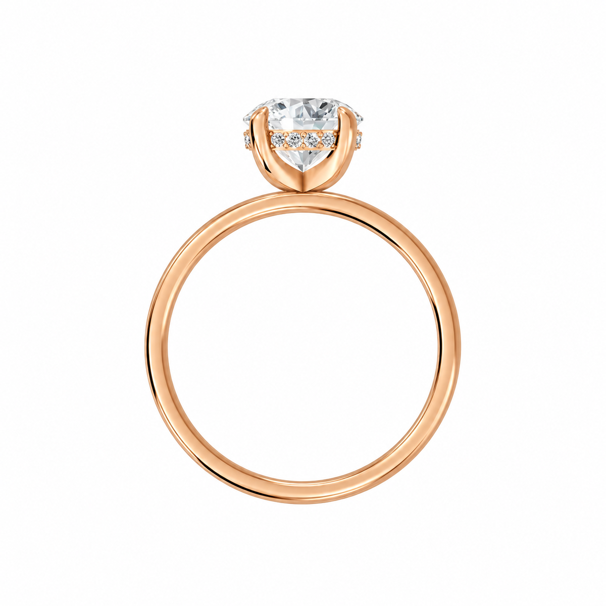 Cushion, rose gold