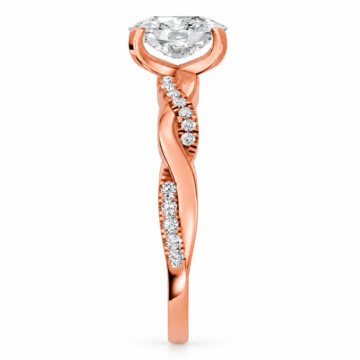 Cushion, rose gold