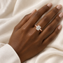 Cushion, rose gold