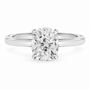 Cushion, white gold
