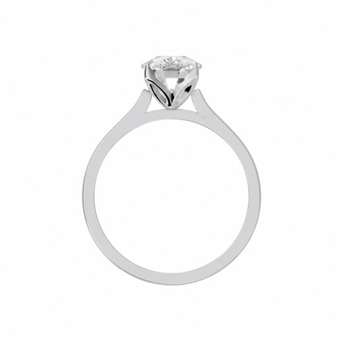 Cushion, white gold