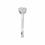 Cushion, white gold