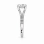 Cushion, white gold