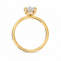 Cushion, yellow gold