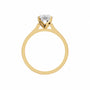 Cushion, yellow gold