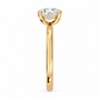 Cushion, yellow gold