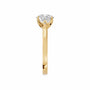 Cushion, yellow gold