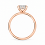Emerald, rose gold