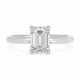 Emerald, white gold
