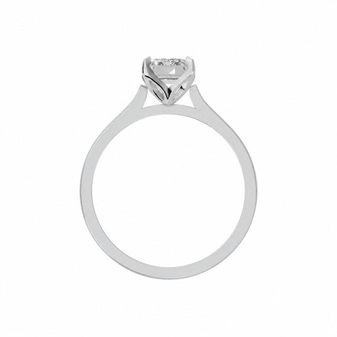 Emerald, white gold