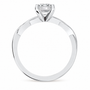 Emerald, white gold
