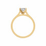 Emerald, yellow gold