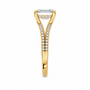 Emerald, yellow gold