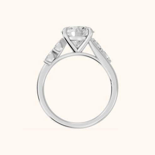 Round,White Gold