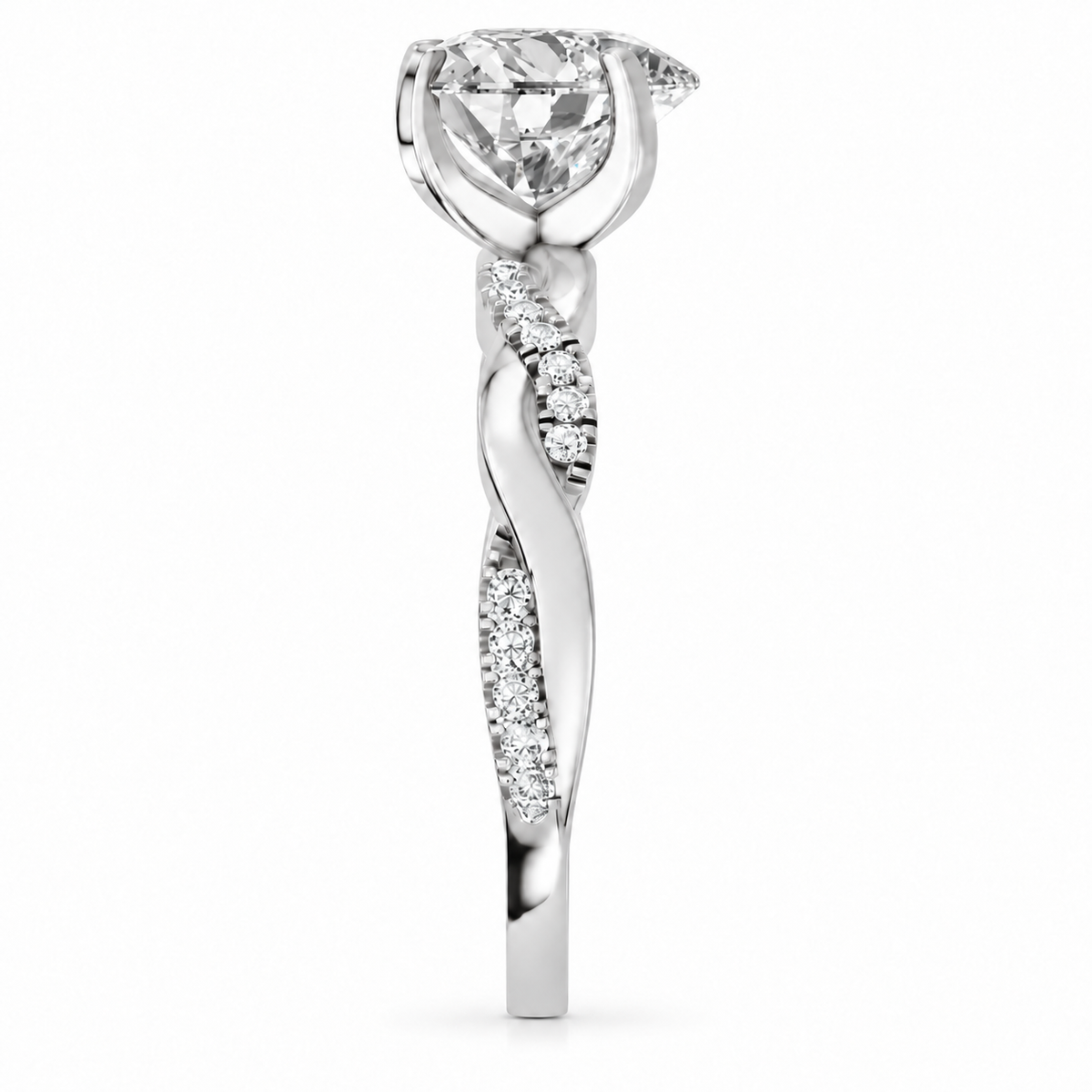 heart, white gold