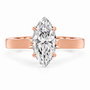 Marquise, rose gold