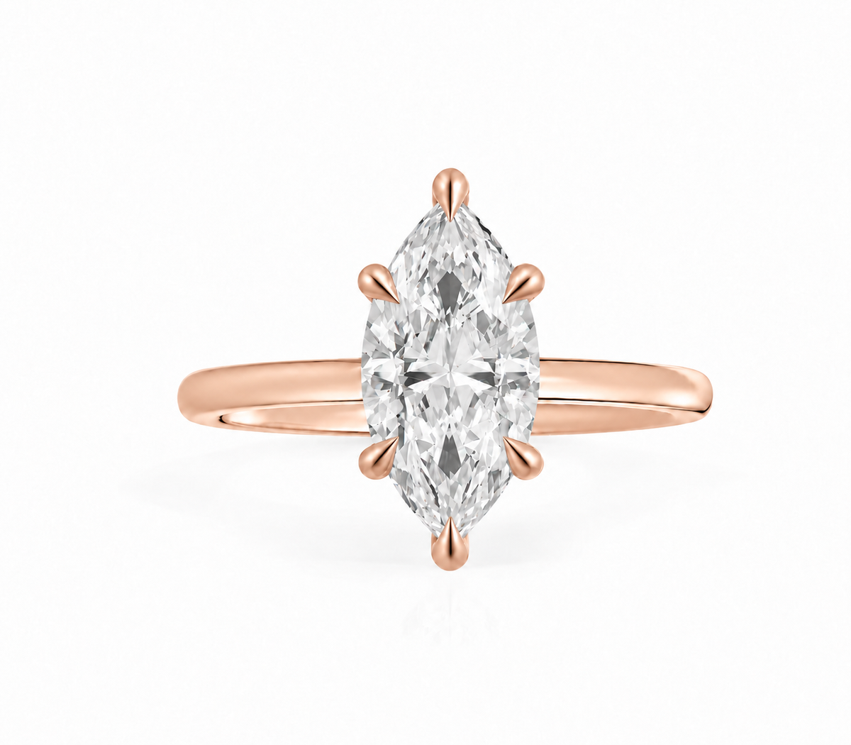 Marquise, rose gold