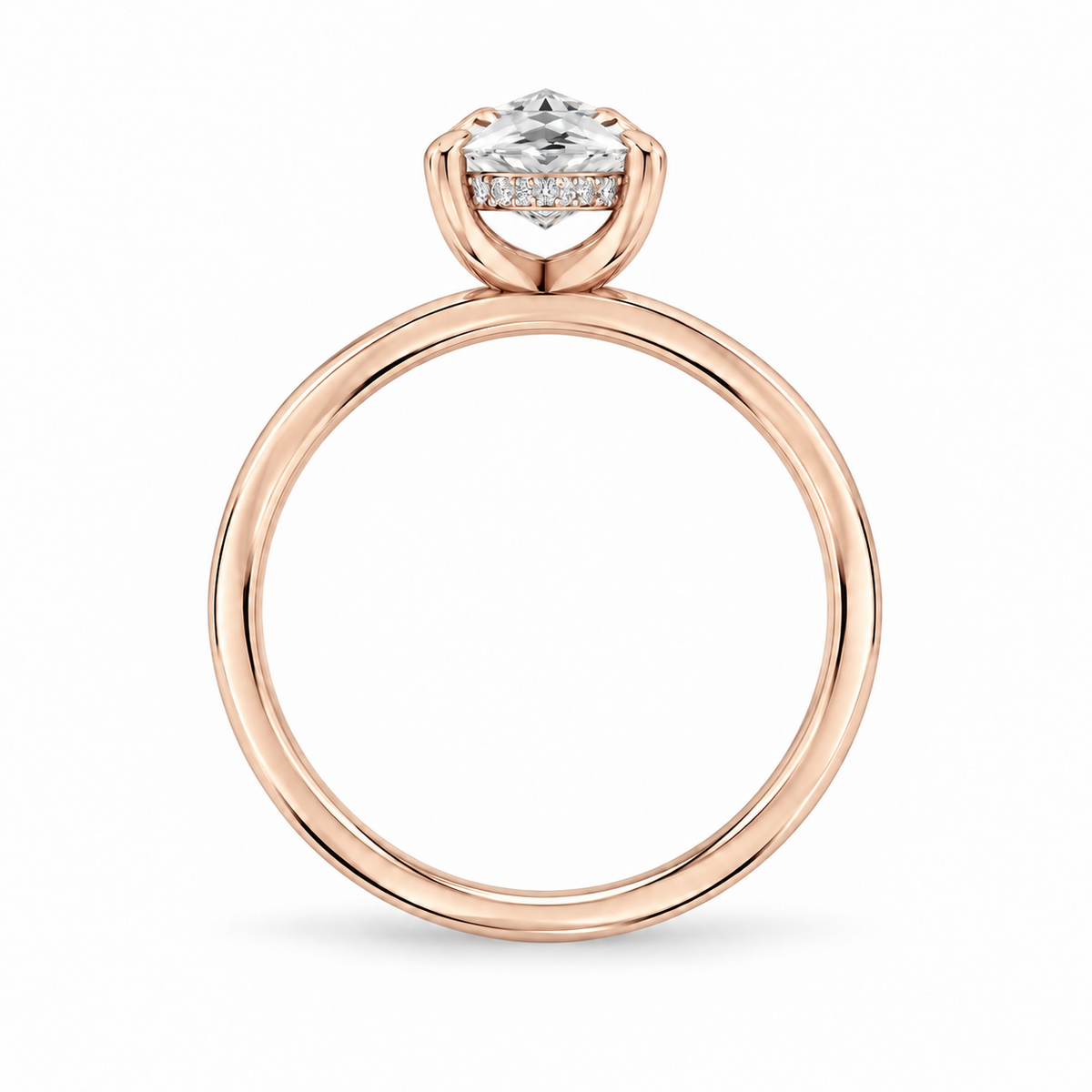 Marquise, rose gold