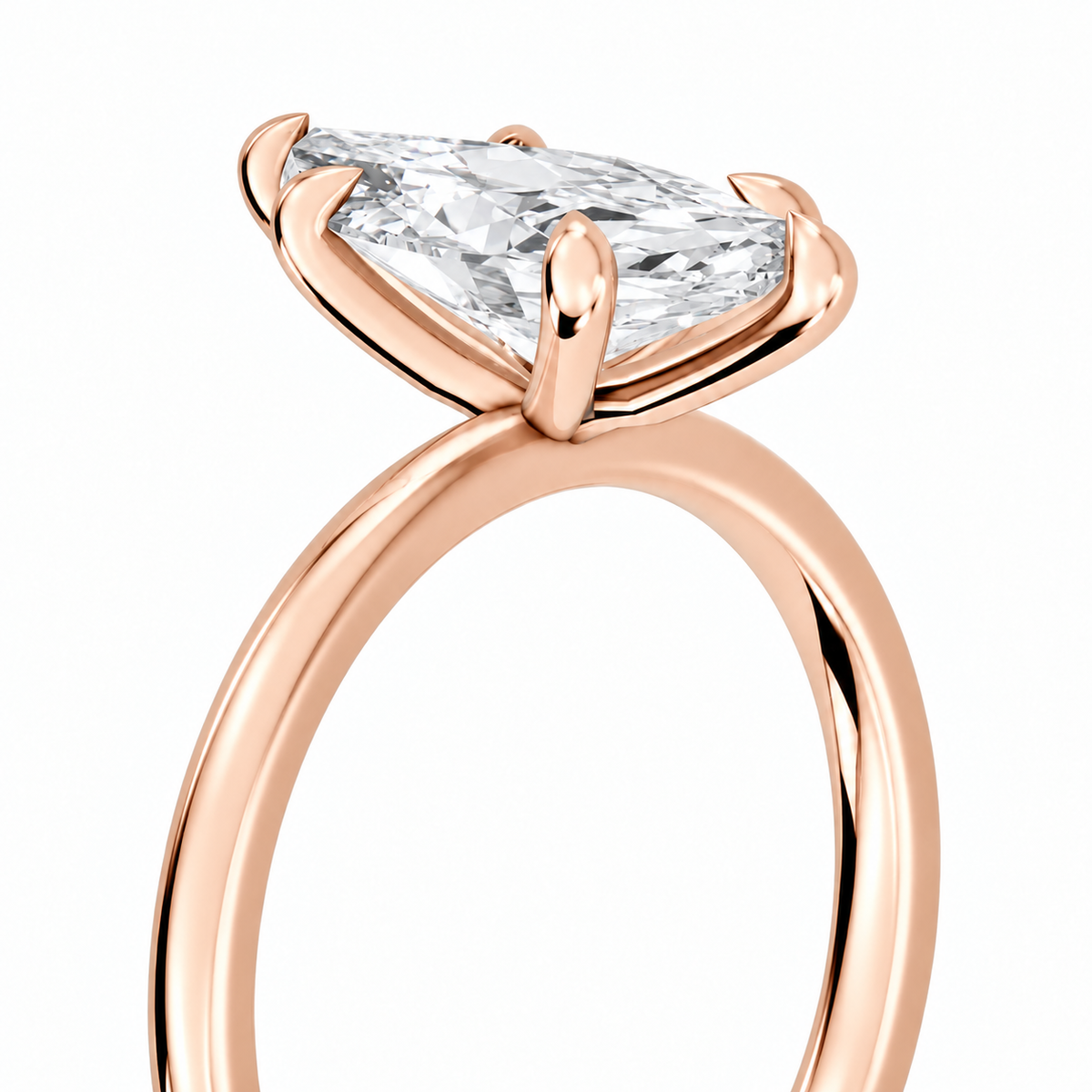 Marquise, rose gold