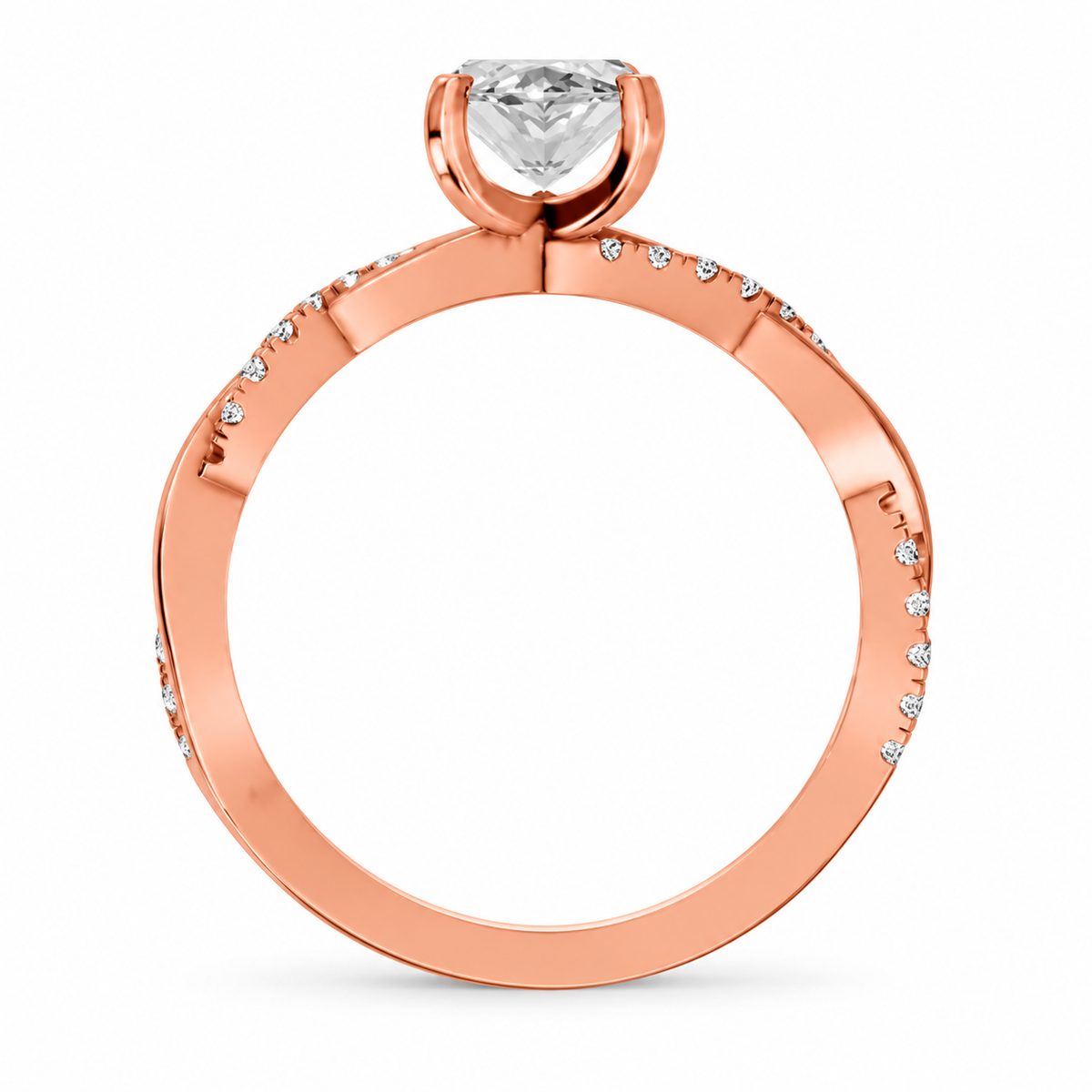 Marquise, rose gold