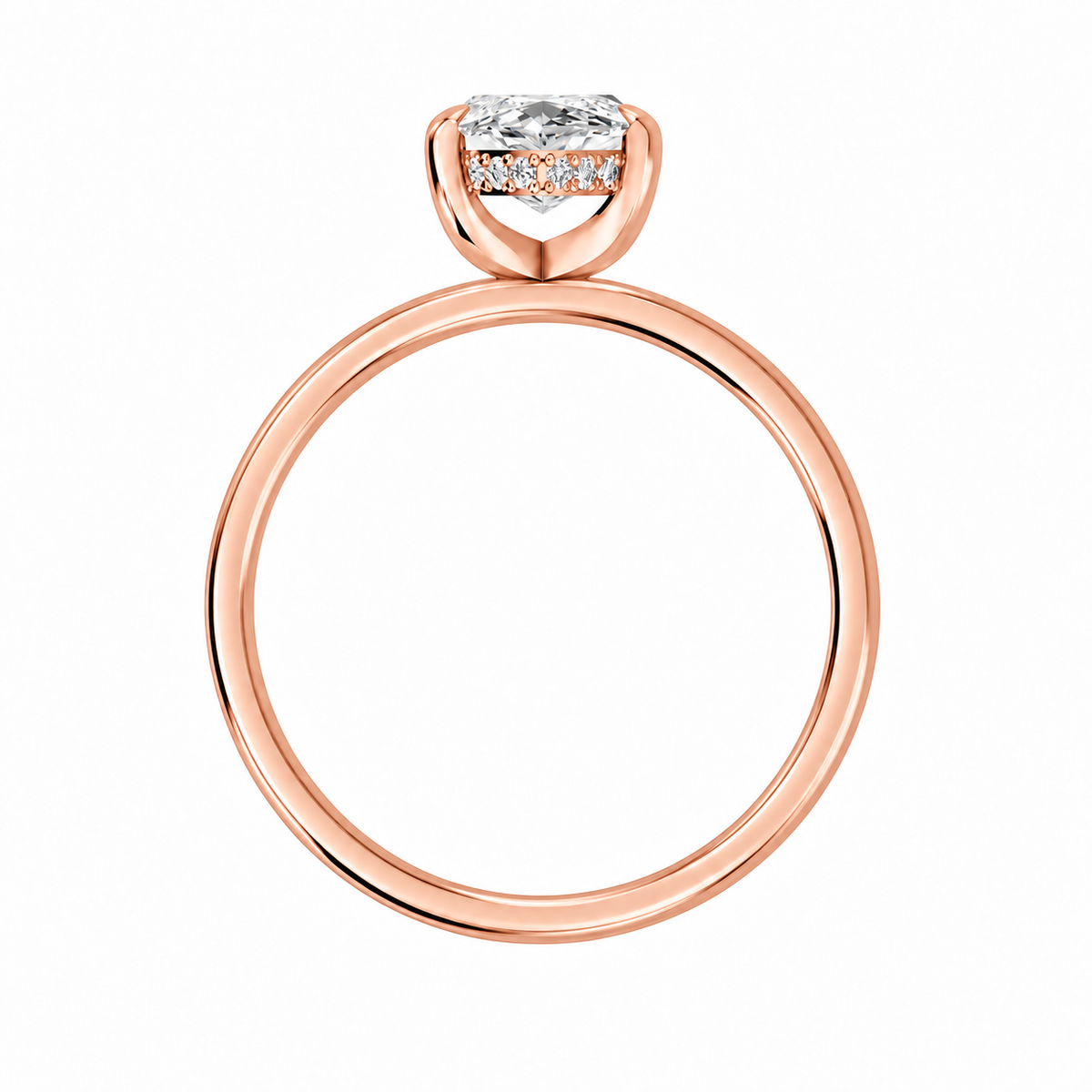 Marquise, rose gold