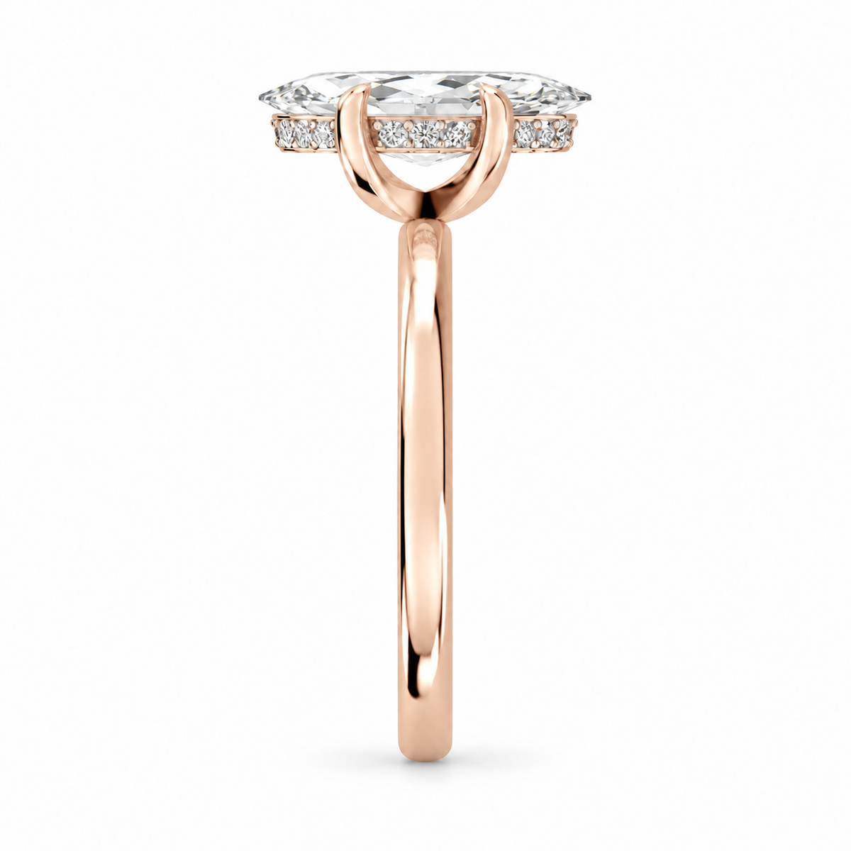 Marquise, rose gold