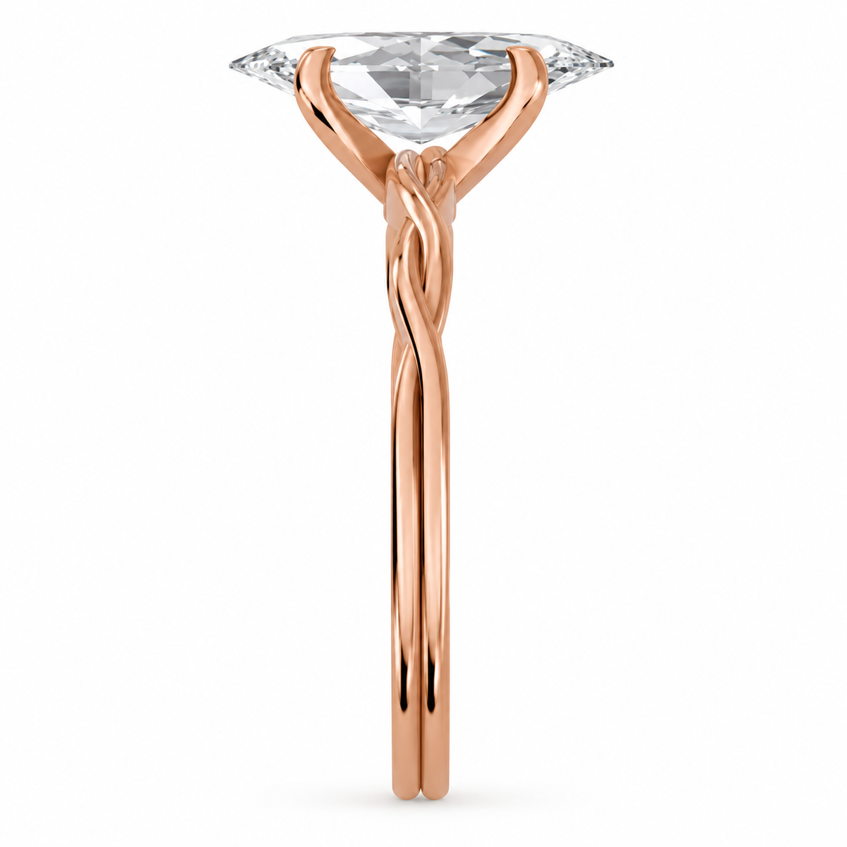 Marquise, rose gold