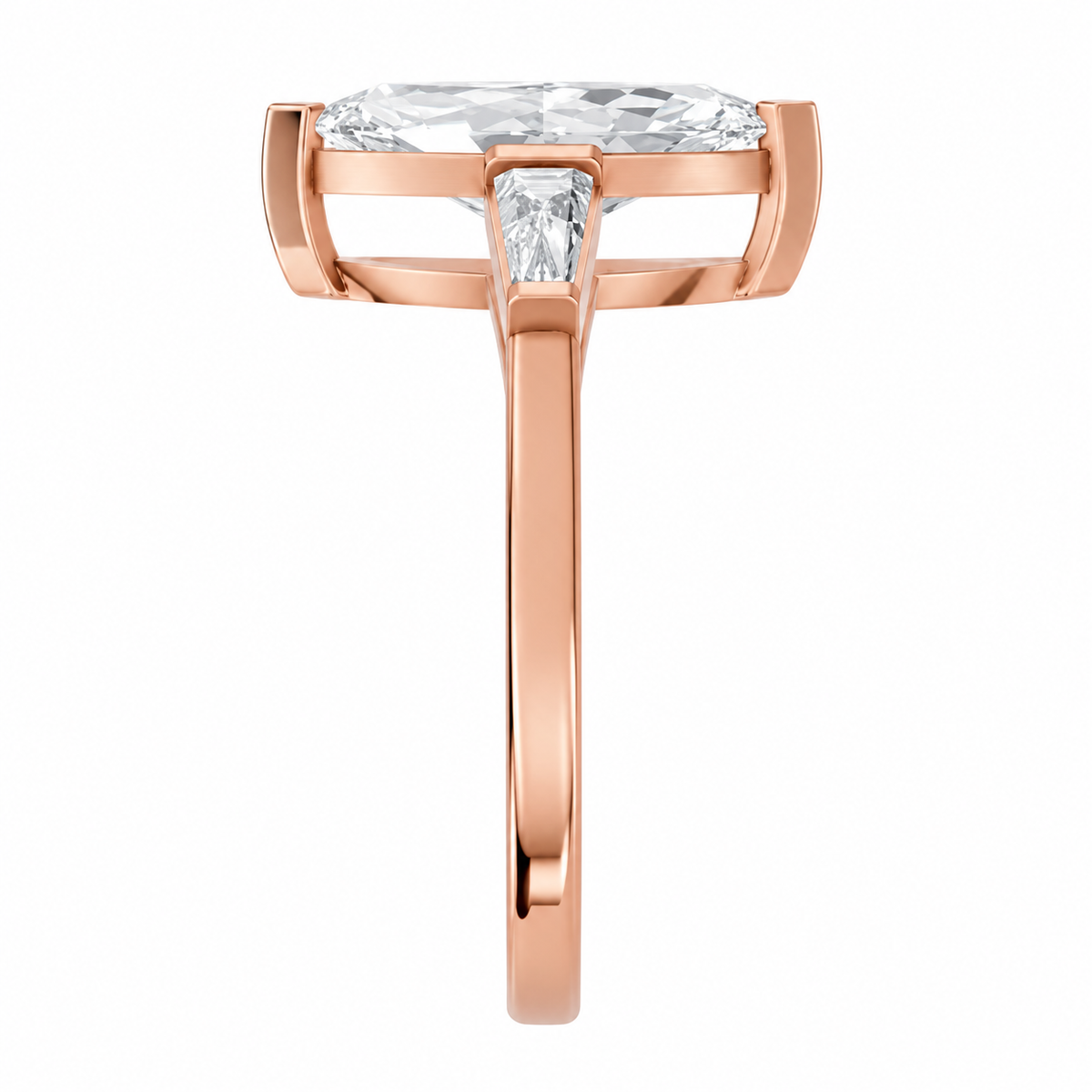 Marquise, rose gold