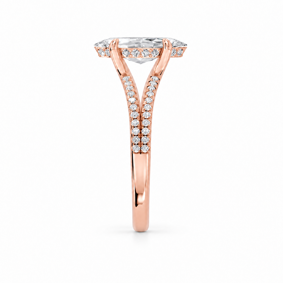 Marquise, rose gold
