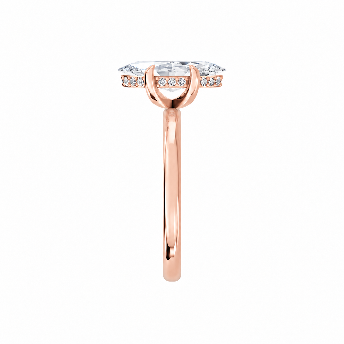 Marquise, rose gold
