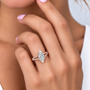 Marquise, rose gold
