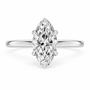 Marquise, white gold